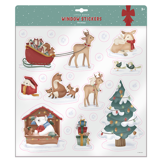 Little Dutch raamstickers Kerst