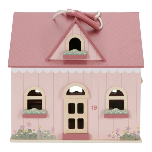 Little Dutch draagbaar houten poppenhuis