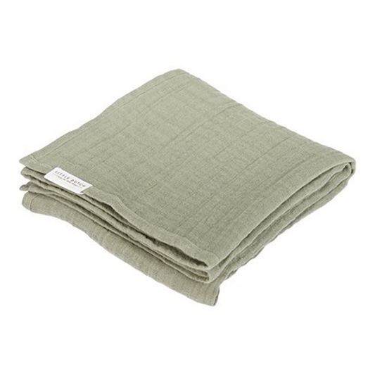 Little Dutch tetra doek hydrofiel 120x120cm Olive