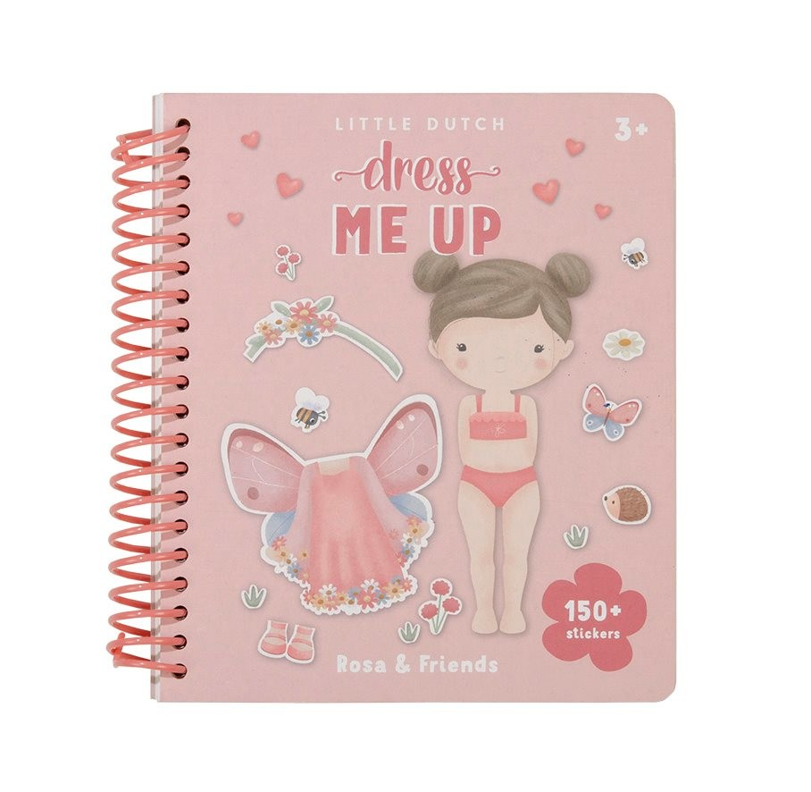 Little Dutch aankleed- en stickerboek Rosa & Friends