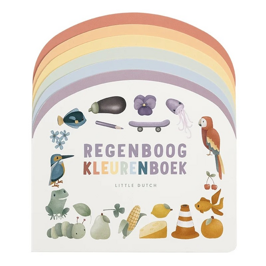 Little Dutch "Regenboog kleurenboek"