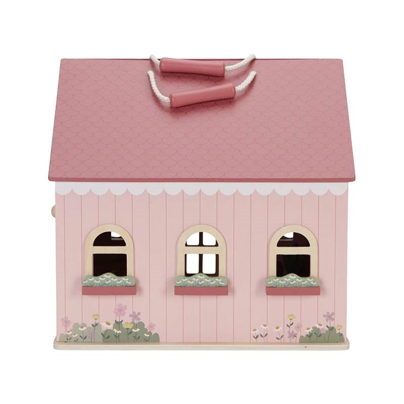 Little Dutch draagbaar houten poppenhuis